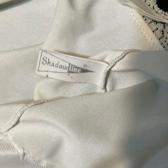 Vintage Shadowline Full Slip Nightgown Cottagecore Babydoll Dress 38 Tall USA - Picture 7 of 9